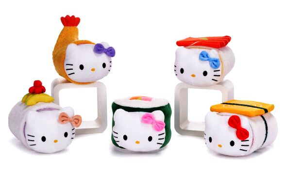 ぬいぐるみ hello Kitty Hello Kitty 25cm Sushi Plush Assortment
